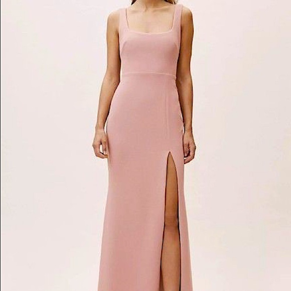 BHLDN Pink Adena In Whipped Apricot Gown Formal Dress